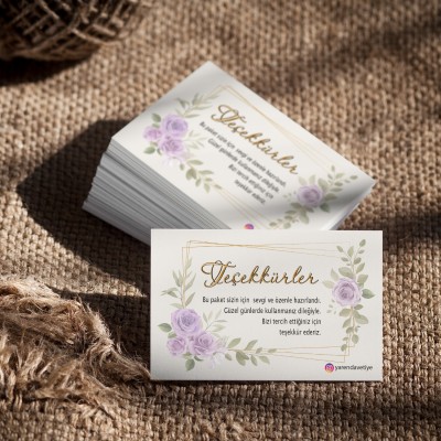 Teşekkür Kartı 010